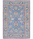 Ziegler 5'7'' X 7'10'' Hand-Knotted Wool Rug 5'7'' x 7'10'' (168 X 235) / Blue / Red