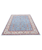 Ziegler 5'9'' X 7'9'' Hand-Knotted Wool Rug 5'9'' x 7'9'' (173 X 233) / Blue / Ivory