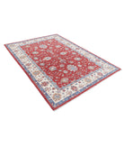 Ziegler 5'8'' X 7'8'' Hand-Knotted Wool Rug 5'8'' x 7'8'' (170 X 230) / Red / Ivory