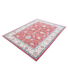 Ziegler 5'8'' X 7'8'' Hand-Knotted Wool Rug 5'8'' x 7'8'' (170 X 230) / Red / Ivory