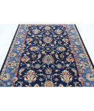 Ziegler 5'6'' X 8'1'' Hand-Knotted Wool Rug 5'6'' x 8'1'' (165 X 243) / Blue / Gold