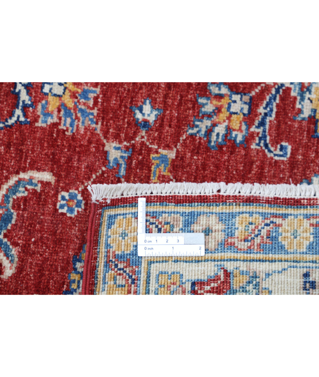 Ziegler 4'11'' X 6'7'' Hand-Knotted Wool Rug 4'11'' x 6'7'' (148 X 198) / Red / Ivory