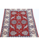 Ziegler 2'8'' X 3'10'' Hand-Knotted Wool Rug 2'8'' x 3'10'' (80 X 115) / Red / Ivory