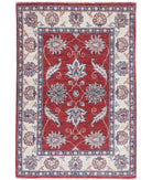 Ziegler 2'8'' X 3'10'' Hand-Knotted Wool Rug 2'8'' x 3'10'' (80 X 115) / Red / Ivory