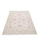 Serenity 3'10'' X 5'9'' Hand-Knotted Wool Rug 3'10'' x 5'9'' (115 X 173) / Grey / Ivory