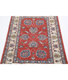 Ziegler 2'7'' X 4'2'' Hand-Knotted Wool Rug 2'7'' x 4'2'' (78 X 125) / Red / Ivory