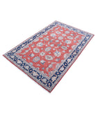 Ziegler 3'9'' X 6'0'' Hand-Knotted Wool Rug 3'9'' x 6'0'' (113 X 180) / Red / Blue