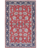 Ziegler 3'9'' X 6'0'' Hand-Knotted Wool Rug 3'9'' x 6'0'' (113 X 180) / Red / Blue