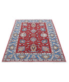 Ziegler 4'0'' X 5'10'' Hand-Knotted Wool Rug 4'0'' x 5'10'' (120 X 175) / Red / Blue