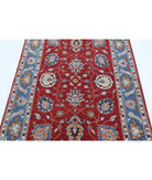 Ziegler 4'0'' X 5'10'' Hand-Knotted Wool Rug 4'0'' x 5'10'' (120 X 175) / Red / Blue