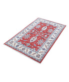 Ziegler 3'1'' X 4'11'' Hand-Knotted Wool Rug 3'1'' x 4'11'' (93 X 148) / Red / Ivory