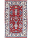 Ziegler 3'1'' X 4'11'' Hand-Knotted Wool Rug 3'1'' x 4'11'' (93 X 148) / Red / Ivory