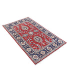 Ziegler 3'1'' X 5'2'' Hand-Knotted Wool Rug 3'1'' x 5'2'' (93 X 155) / Red / Blue