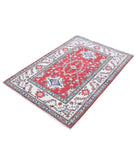 Ziegler 3'2'' X 4'8'' Hand-Knotted Wool Rug 3'2'' x 4'8'' (95 X 140) / Red / Ivory