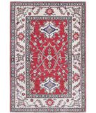 Ziegler 3'2'' X 4'8'' Hand-Knotted Wool Rug 3'2'' x 4'8'' (95 X 140) / Red / Ivory