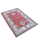 Ziegler 3'2'' X 4'9'' Hand-Knotted Wool Rug 3'2'' x 4'9'' (95 X 143) / Red / Ivory