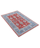 Ziegler 3'3'' X 5'0'' Hand-Knotted Wool Rug 3'3'' x 5'0'' (98 X 150) / Red / Blue