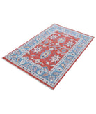 Ziegler 3'3'' X 5'0'' Hand-Knotted Wool Rug 3'3'' x 5'0'' (98 X 150) / Red / Blue