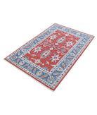 Ziegler 3'3'' X 5'0'' Hand-Knotted Wool Rug 3'3'' x 5'0'' (98 X 150) / Red / Blue