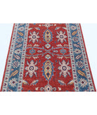 Ziegler 3'3'' X 5'0'' Hand-Knotted Wool Rug 3'3'' x 5'0'' (98 X 150) / Red / Blue