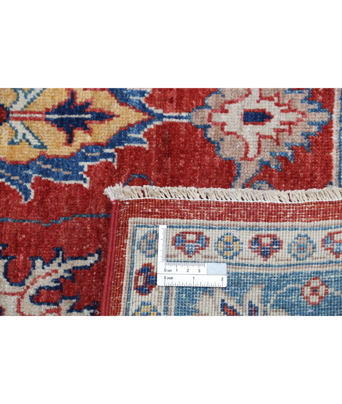 Ziegler 3'3'' X 5'0'' Hand-Knotted Wool Rug 3'3'' x 5'0'' (98 X 150) / Red / Blue