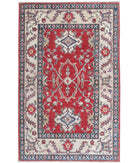 Ziegler 3'1'' X 4'10'' Hand-Knotted Wool Rug 3'1'' x 4'10'' (93 X 145) / Red / Ivory