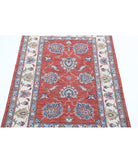 Ziegler 2'6'' X 4'0'' Hand-Knotted Wool Rug 2'6'' x 4'0'' (75 X 120) / Red / Ivory