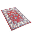 Ziegler 2'9'' X 4'2'' Hand-Knotted Wool Rug 2'9'' x 4'2'' (83 X 125) / Red / Ivory