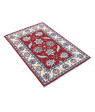 Ziegler 2'9'' X 4'0'' Hand-Knotted Wool Rug 2'9'' x 4'0'' (83 X 120) / Red / Ivory