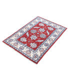 Ziegler 2'9'' X 4'0'' Hand-Knotted Wool Rug 2'9'' x 4'0'' (83 X 120) / Red / Ivory