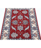 Ziegler 2'9'' X 4'0'' Hand-Knotted Wool Rug 2'9'' x 4'0'' (83 X 120) / Red / Ivory