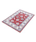 Ziegler 2'9'' X 4'0'' Hand-Knotted Wool Rug 2'9'' x 4'0'' (83 X 120) / Red / Ivory