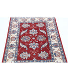 Ziegler 2'9'' X 4'0'' Hand-Knotted Wool Rug 2'9'' x 4'0'' (83 X 120) / Red / Ivory