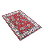 Ziegler 2'9'' X 4'0'' Hand-Knotted Wool Rug 2'9'' x 4'0'' (83 X 120) / Red / Ivory