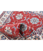 Ziegler 2'9'' X 4'0'' Hand-Knotted Wool Rug 2'9'' x 4'0'' (83 X 120) / Red / Ivory