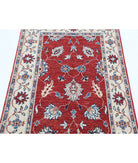 Ziegler 2'7'' X 4'2'' Hand-Knotted Wool Rug 2'7'' x 4'2'' (78 X 125) / Red / Ivory