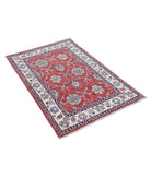 Ziegler 2'8'' X 4'1'' Hand-Knotted Wool Rug 2'8'' x 4'1'' (80 X 123) / Red / Ivory