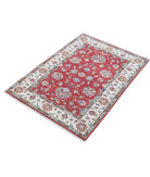 Ziegler 2'8'' X 3'9'' Hand-Knotted Wool Rug 2'8'' x 3'9'' (80 X 113) / Red / Ivory