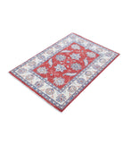 Ziegler 2'8'' X 3'10'' Hand-Knotted Wool Rug 2'8'' x 3'10'' (80 X 115) / Red / Ivory