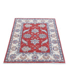 Ziegler 2'8'' X 3'10'' Hand-Knotted Wool Rug 2'8'' x 3'10'' (80 X 115) / Red / Ivory