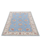 Ziegler 3'9'' X 5'11'' Hand-Knotted Wool Rug 3'9'' x 5'11'' (113 X 178) / Blue / Ivory