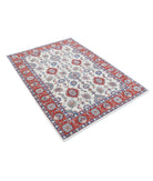 Ziegler 4'2'' X 5'9'' Hand-Knotted Wool Rug 4'2'' x 5'9'' (125 X 173) / Ivory / Red