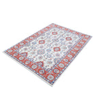 Ziegler 4'2'' X 5'9'' Hand-Knotted Wool Rug 4'2'' x 5'9'' (125 X 173) / Ivory / Red