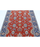 Ziegler 4'0'' X 5'9'' Hand-Knotted Wool Rug 4'0'' x 5'9'' (120 X 173) / Rust / Blue