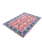 Ziegler 3'11'' X 5'8'' Hand-Knotted Wool Rug 3'11'' x 5'8'' (118 X 170) / Red / Blue