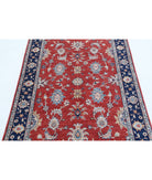 Ziegler 3'11'' X 5'8'' Hand-Knotted Wool Rug 3'11'' x 5'8'' (118 X 170) / Red / Blue