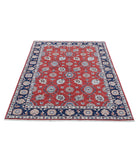 Ziegler 4'0'' X 5'9'' Hand-Knotted Wool Rug 4'0'' x 5'9'' (120 X 173) / Red / Blue