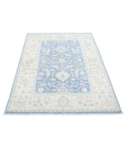 Serenity 4'2'' X 5'9'' Hand-Knotted Wool Rug 4'2'' x 5'9'' (125 X 173) / Grey / Ivory