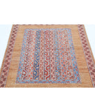 Shaal 3'3'' X 4'9'' Hand-Knotted Wool Rug 3'3'' x 4'9'' (98 X 143) / Gold / Multi