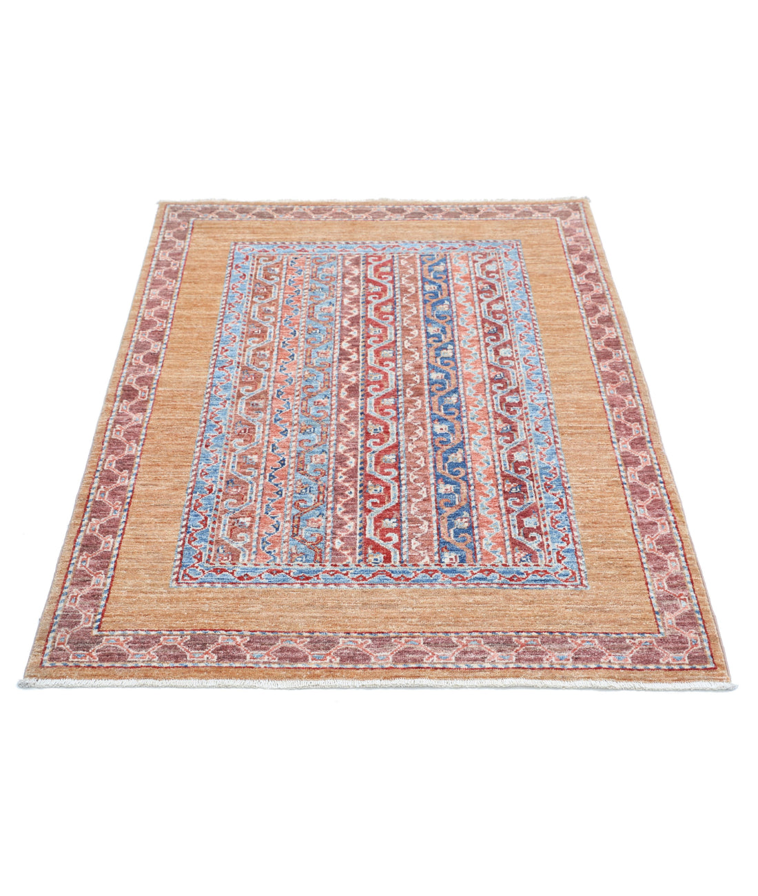 Shaal 3'4'' X 4'9'' Hand-Knotted Wool Rug 3'4'' x 4'9'' (100 X 143) / Multi / Multi